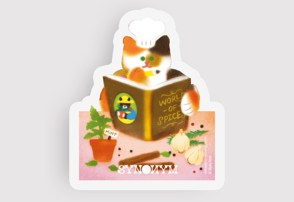 "Chef Spice Cat" Sticker