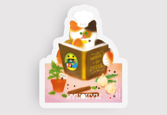 "Chef Spice Cat" Sticker