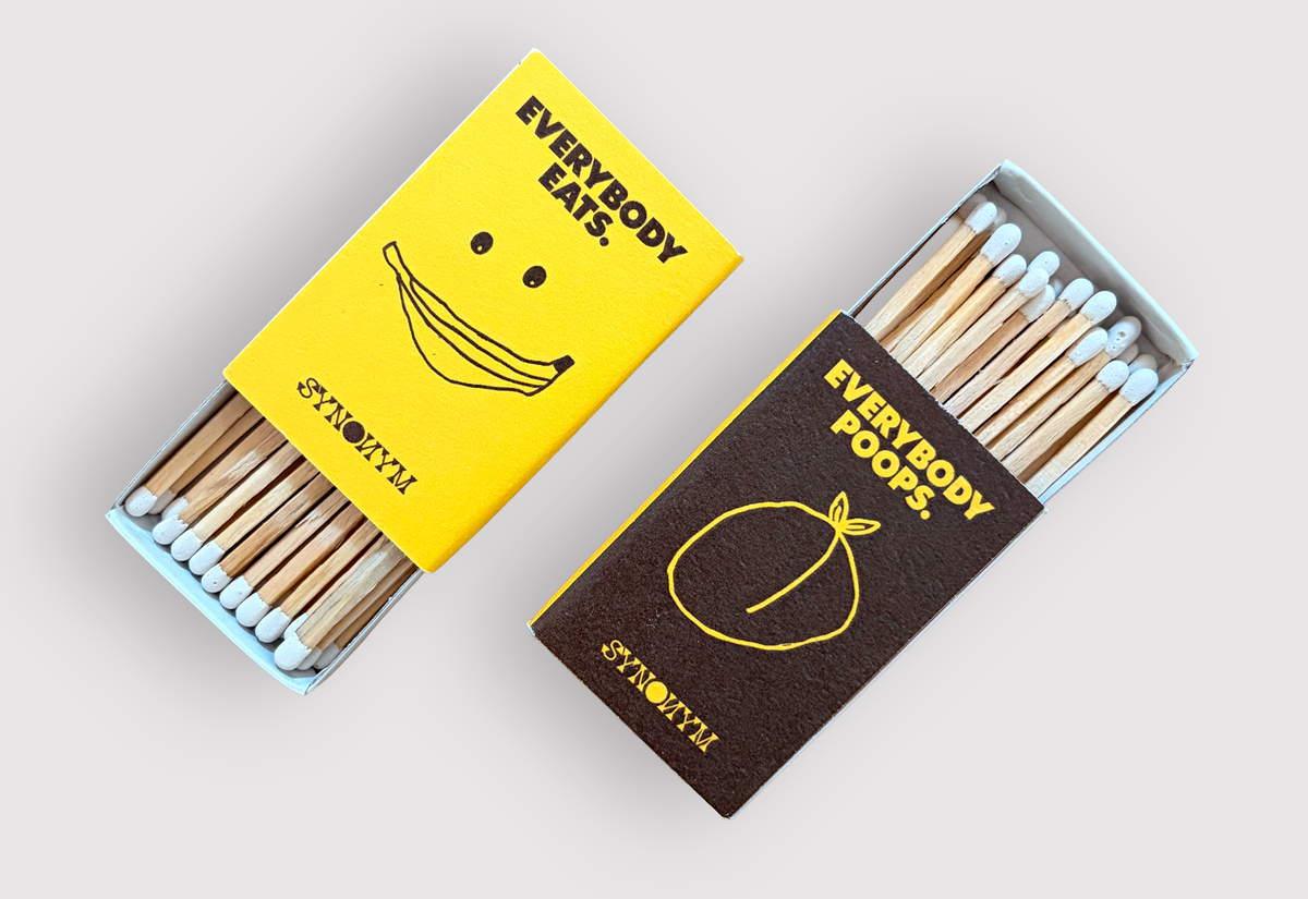 "Everybody Eats, Everybody Poops" Matchbox
