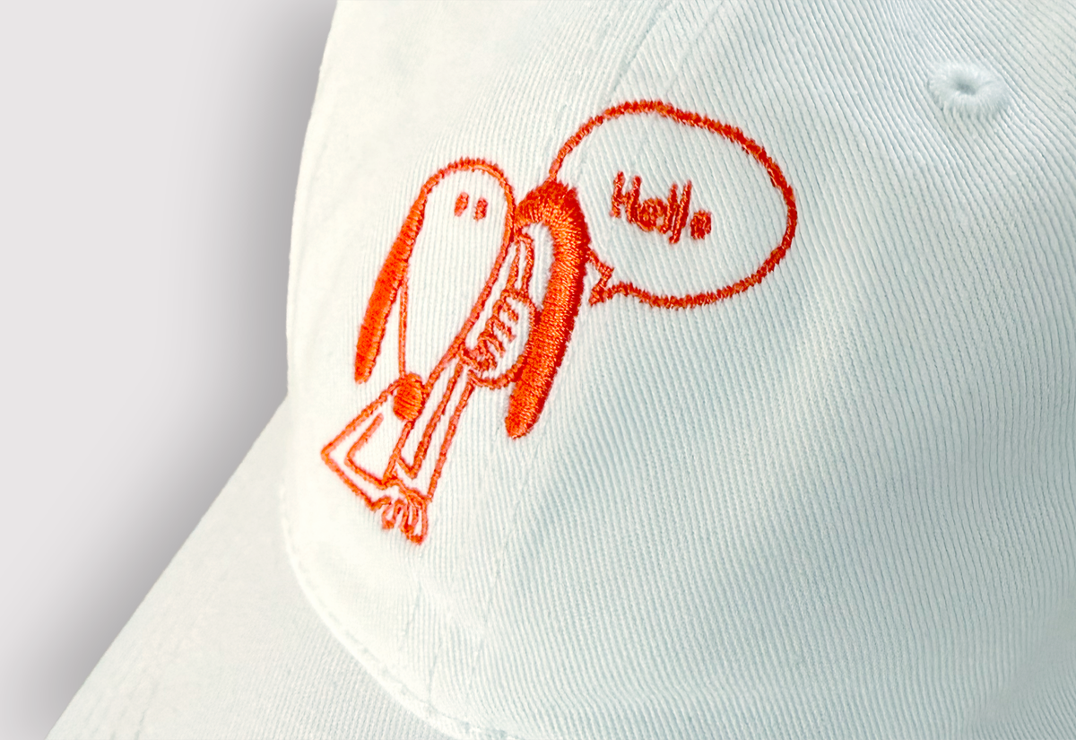 "Hi" Dog Hat