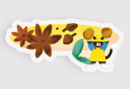 "Nutmeg Spice Cat" Sticker